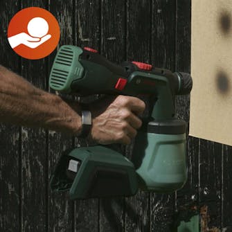 Malingssprøyte batteri test: Ergonomi Malingssprøyte batteri test: Ergonomi